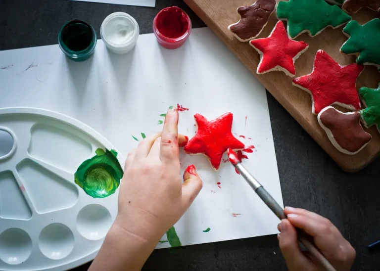 Des décorations de Noël en pâte à sel